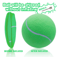 Banfeng balle tennis géante, parfaite pour l'extérieur et l'exercice physique.