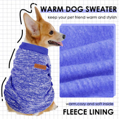 Baobicute pull chien hiver douillet, facile à enfiler et garde le chien au chaud.