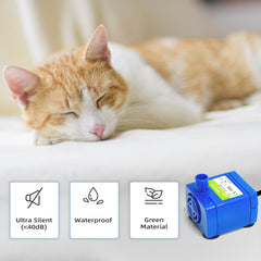 Baofum DR-DC160 pompe inox pour fontaine chat, durable et performante.