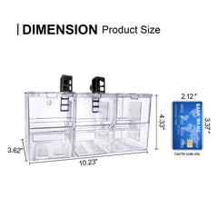 BaoZqua zone nurserie poissons nouveaux-nes, protection des alevins contre les adultes.