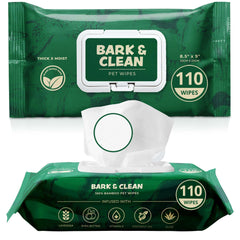 Lingettes Bark & Clean pour les pattes propres après la promenade