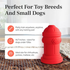 Bark Potty stabilite-poids-petit-chien-gris: poids ajustable pour stabilité lors des séances.