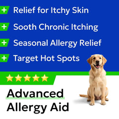 BARK&SPARK gommes allergie chien arômes naturels pour atténuer les démangeaisons.