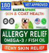 BARK&SPARK gommes allergie chien emballage facile à utiliser au quotidien.