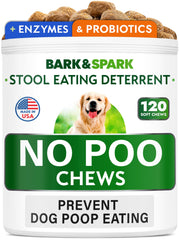 BARK&SPARK No Poo en bouteille, soutien digestif et haleine fraîche.