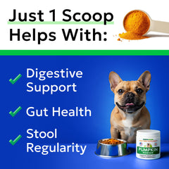 BARK&SPARK Poudre de Potiron Doseur: dosage pratique sur la nourriture