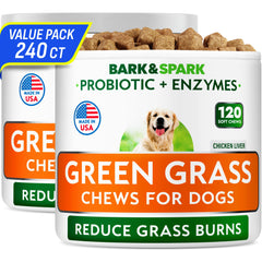 BARK&SPARK Green Grass Chews emballage prêt à l’emploi pour la pelouse