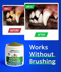 BARK&SPARK poudre dentaire haleine fraiche application sans brossage