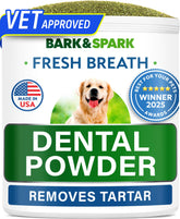 BARK&SPARK poudre dentaire usage quotidien chien haleine plus fraîche