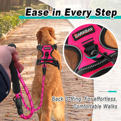 Harnais BarkBay réfléchissant 3M pour une visibilité optimale au crépuscule.
