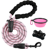 Laisse BarkBay pour grands chiens avec clip métallique robuste et sécurité renforcée lors des promenades