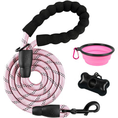 Laisse BarkBay pour grands chiens avec clip métallique robuste et sécurité renforcée lors des promenades