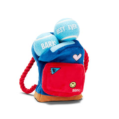 Barkbox 2 en 1, jouet peluche interactif pour chien, stimule le jeu.