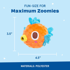 BarkBox Air Head: balle intérieure squeaker robuste pour morsure et récupération.