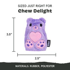 BarkBox Bear Hugger : noyau caoutchouc robuste pour friandises et mastication.