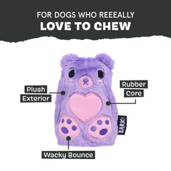 BarkBox Bear Hugger : conçu pour petits chiens jusqu’à 9 kg.