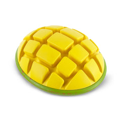 Jouet BarkBox Go Mango en caoutchouc durable pour mâcher longtemps.
