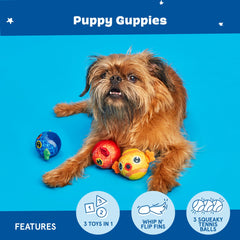 Barkbox Guppies Trio, jeu interactif pour chiens de toutes tailles