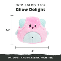 Lover Beast révèle un noyau en caoutchouc naturel pour une mastication durable.
