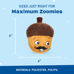 Barkbox Monsieur Acorn, jouet 2-en-1 durable, sessions de jeu variées.