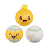 Barkbox Play Hatch: balles-tennis jaunes, parfaites pour des sessions dynamiques.
