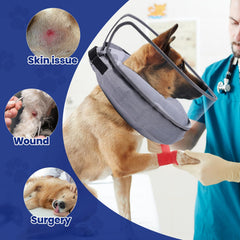 Barkless collier gonflable, réglage facile pour taille adaptée.