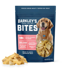 Barkleys Bag Saumon Bites – petites bouchées idéales pour récompenses d'entraînement.