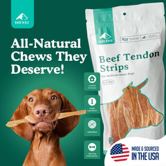 BARK'N BIG lamelles tendon boeuf epaisse – idéale pour une mastication longue.