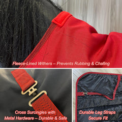 Barn & Stable protection garrot douce pour réduire les frottements.