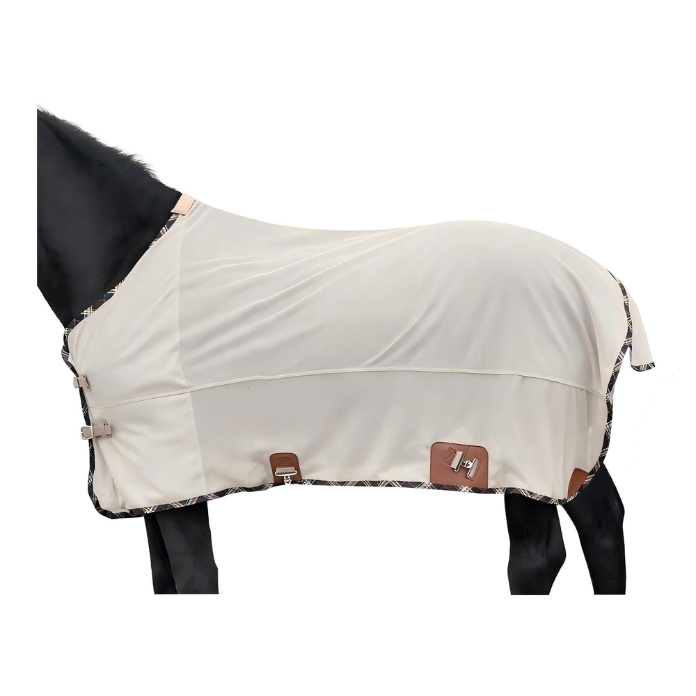 Barn & Stable drap antimouches maillage UV blanc, protège du soleil.