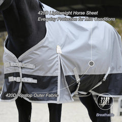 BARN & STABLE garrot-peluche anti-rub, douceur et protection.