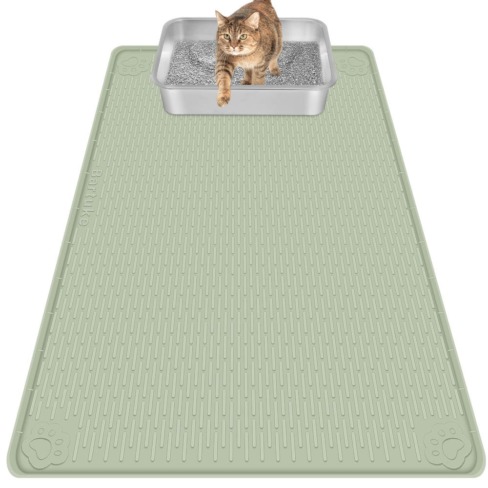 Bartuke tapis litière grand-format 40x28 cm capture la litière et protège les sols.
