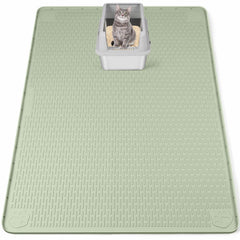 Bartuke Tapis Litière XXL vert: grande couverture adaptée à divers bacs