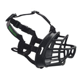 Baskerville Ultra Muzzle – design humain breveté pour sécurité et confort.