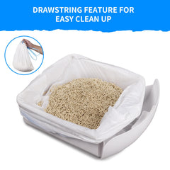 Sac BCHARYA litière chat capacité 15 litres, pratique et robuste