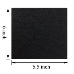 Beacozofu filtre charbon litiere dimensions 16,5 x 15,2 cm s’adaptent universellement.