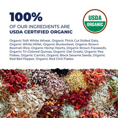 Beakology Wild Wellness ingrédients naturels sans additifs pour perruche ondulée.