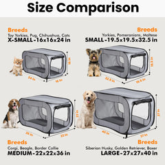 Beatrice Home Fashions chenil grille maillée gris: ventilation et visibilité pour le confort de votre chien.