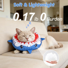 BEAUTYZOO donut-chat-collier: oreiller doux pour la récupération du chat