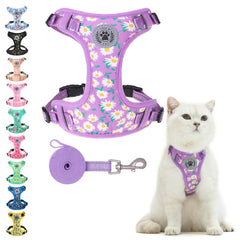 BEAUTYZOO harnais-chat veste design par-dessus la tête, facile à enfiler.