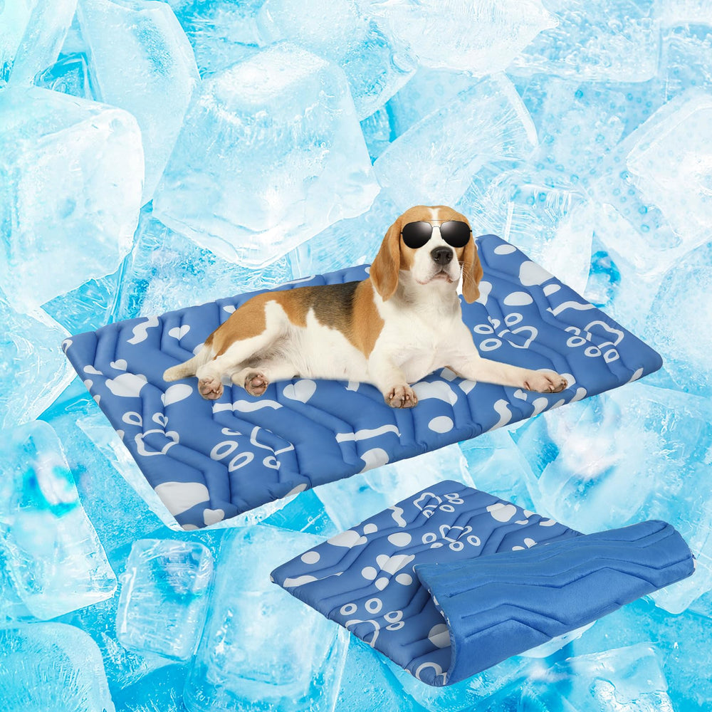 BEAUTYZOO Tapis chien refroidissant – surface froide instantanée sans énergie.