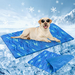 BEAUTYZOO Tapis Refroidissant: surface froide rapide pour chien lors des journées chaudes.