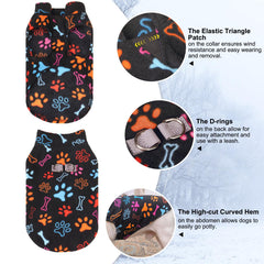 BEAUTYZOO Veste pull-over chien, facile a enfiler sans fermeture.