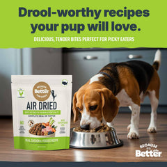 Because It’s Better – ingrédients naturels sans additifs artificiels pour un repas clair et sain.