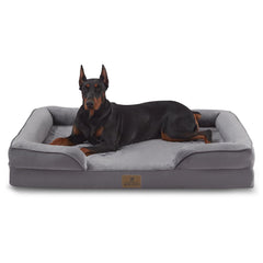 Bedfolks lit orthopédique mousse-oeuf: soutien articulations et confort durable.