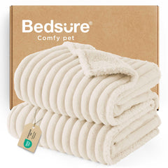 Bedsure ComfyFleece couverture imperméable pour chien grand protege meubles