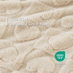 Bedsure couverture chaton blanche 300GSM douceur premium pour le repos.