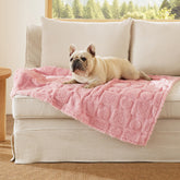 Bedsure Couverture chien doux rose 30x40 pouces pour câlins.