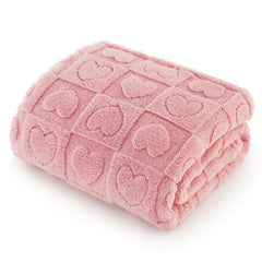Bedsure couverture chien grande taille, rose, douceur enveloppante pour câlins
