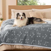 Bedsure couverture impermeable lit 60x80 gris-ancre protège liquides et taches